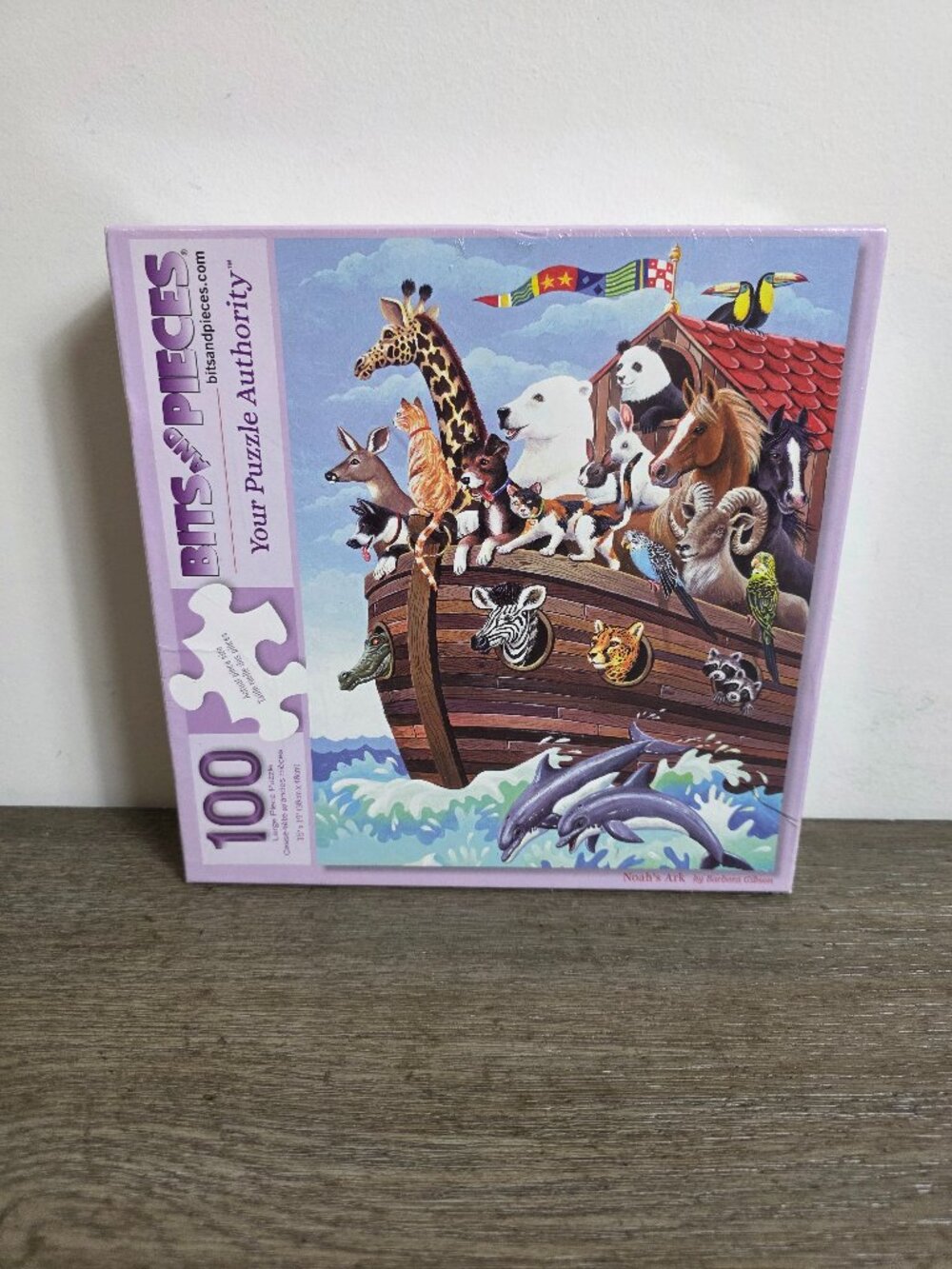 NEW Noah's Ark - 100 Large Piece Jigsaw Puzzle by Bits and Pieces SEALED